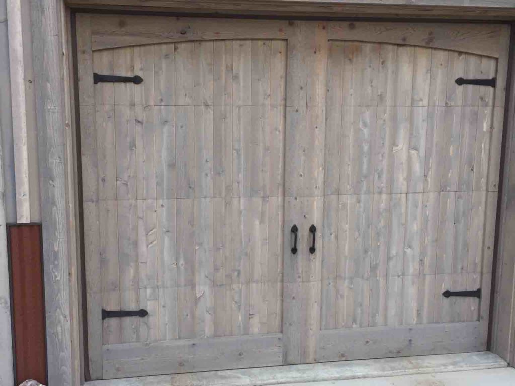 9’x8’ Custom Cedar Overlay Door