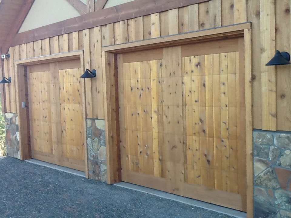 Custom Wood Insulated Garage Doors