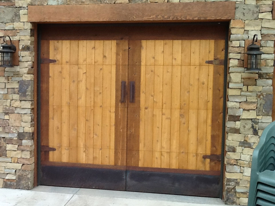 Custom Cedar Garage Doors